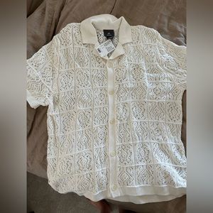 NWT crochet style top H&M